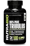 NutraBio Tribulus Terrestris Extract Supplement (150 Capsules, 500mg)