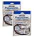 Panasonic MC-V270B Type UB-8 Belts (2-Pack) (Total of 4 Belts)