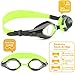 COOLOO Kids swim Goggles, 2 Pack Swimming Goggles for Kids Age 3-12 Boys Girls