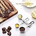 Tovantoe Stainless Steel Measuring Spoons3907 Spoons, Silver