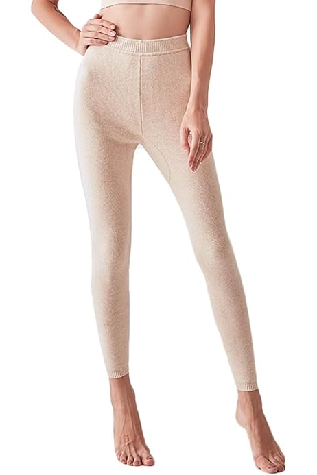 Termico Mujer Pantalones Térmicos De Cachemira 100% Para Mujer
