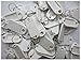 Key Tags Id Labels - LeBeila Plastic Keys Tag Split Ring Keyring Keychains 100 Bulk Fobs Identifiers for Name Cards, Luggage with Label Window (100pcs, White)