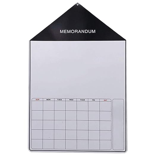 Exttlliy - Pizarra magnética con forma de casa para el menú, con ...