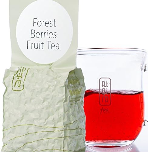 Unique Blend of Hibiscus, Apple, Raspberry, Blackberry &amp; Strawberry (40 cups/3.5oz) | Nigiro Forest Berries | Caffeine-Free