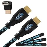 Twisted Veins HDMI Cable 50 ft, Long High Speed HDMI Cord with Ethernet, Maximum Length Single Piece Cable - a Replacement Option for an HDMI Extension/Extender