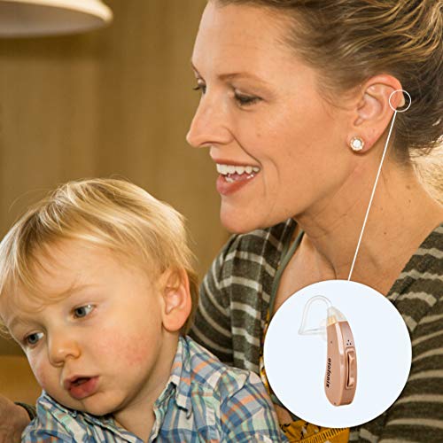 Hearing Amplifier Aid to Assist Adults and Seniors, OTC Personal Sound Enhancement Device | Otofonix Encore (Pair, Gray)