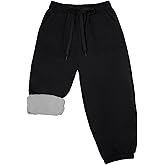 Gihuo Kids Snow Pants Fleece Lined Waterproof Rain Ski Hiking Pants for Toddlers Boys Girls