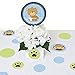 Big Dot of Happiness Baby Boy Teddy Bear - Baby Shower Giant Circle Confetti - Party Decorations - Large Confetti 27 Count