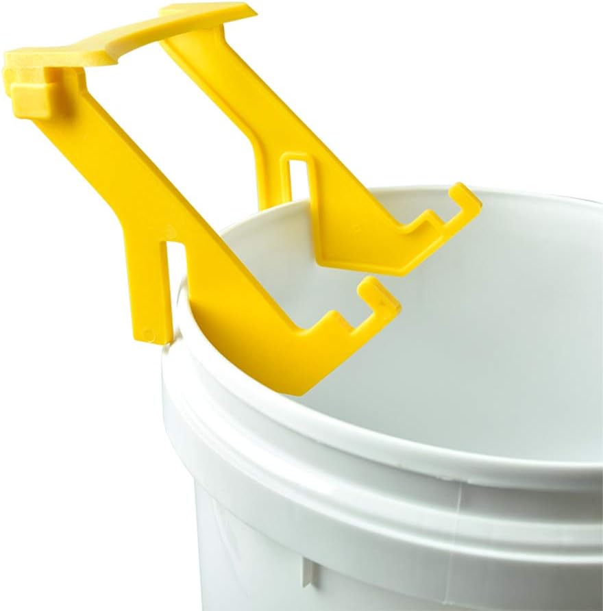 Uwhbbxkw Plastic Bee Honey Bucket Rack Frame Grip Holder Beekeeping Beekeepers Tool Pail Stand Support Apiculture