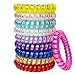 10 Pcs Spiral Traceless Elastic Hair Coils, Colorful Waterproof No Crease Phone Cord Hair Ties for Women Girls (Color A)