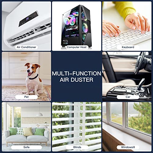 TIANMU Electric Compressed Air Duster, Strongest 3Gear to 90000 RPM