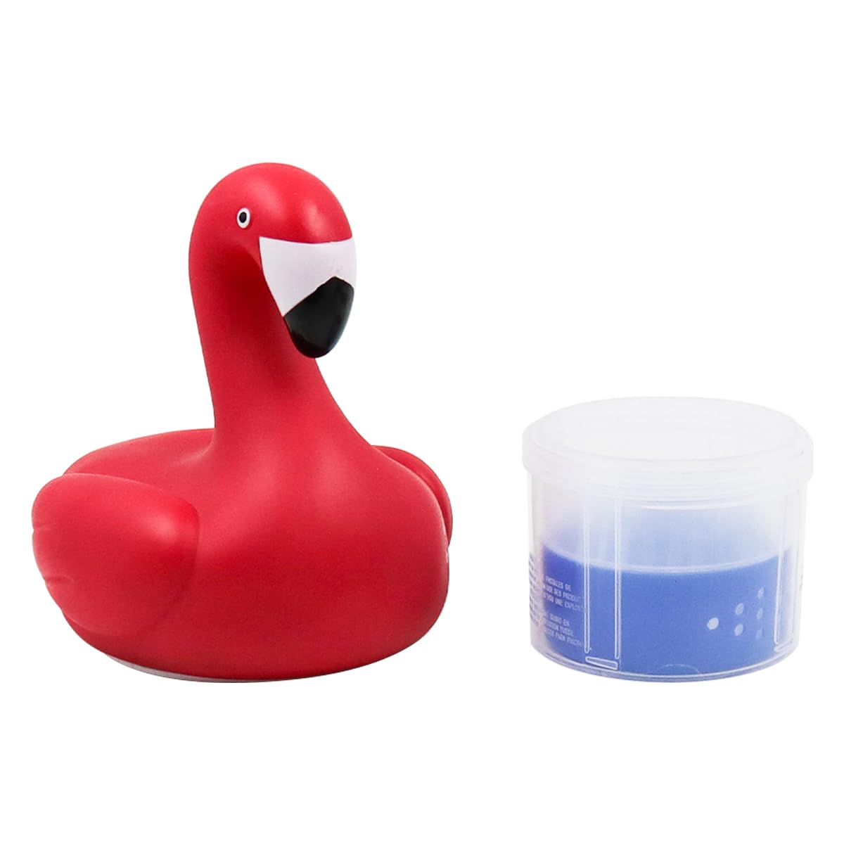Hsthe Sea Floating Chlorine Dispenser, Swimming Pool Spa Hot Tubs Removable Inflatable Pool Chemical Float Holds 3 Inch Chemical Tablets(flamingo)