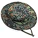 Cosmos® Tactical Head Wear/Boonie/Jungle Hat Cap for Wargame Sports Hunting Fishing Outdoor Activities (German Flecktarn)