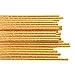 125 PCS Gold Paper Straws For Beverage Decorations Cake Pop Stick Decoration - Boxed 5 Individual Packs of 25 Units
