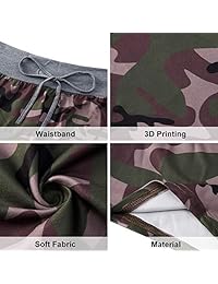 Pantalones cortos de pijama para dama uideazone Pantalones cortos para dormir con gráficos 3D Lounge Pantalones calientes casuales para entrenamiento de yoga Gimnasio Running