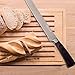 Boxtree Bread Knife Japanese High Carbon Alloy Steel, Cook Bread Knife 8 Inch Serrated, Sharp Kitchen Knife with Pakkawood Handle