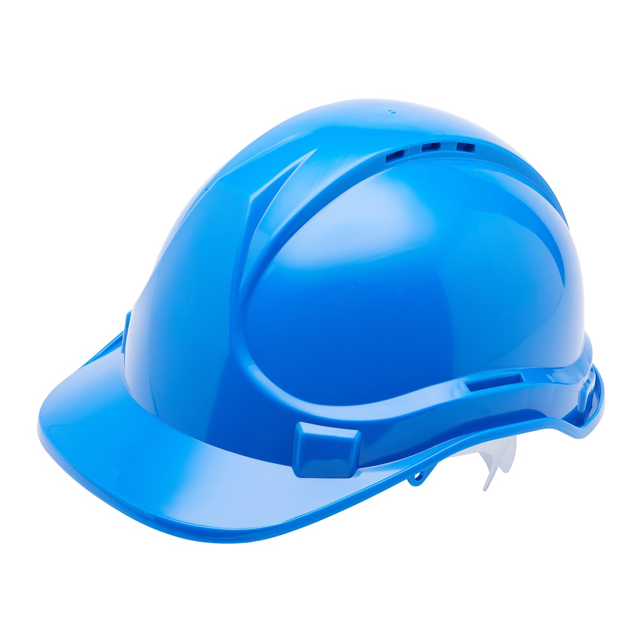 Blackrock Blue Hard Hat, Safety Helmet, For Construction, Mens Womens Unisex, Work Hats, Builder, One Size Adjustable Head Strap, HDPE Protection, UK/EU 2016/425 EN937:2012+A1:2012