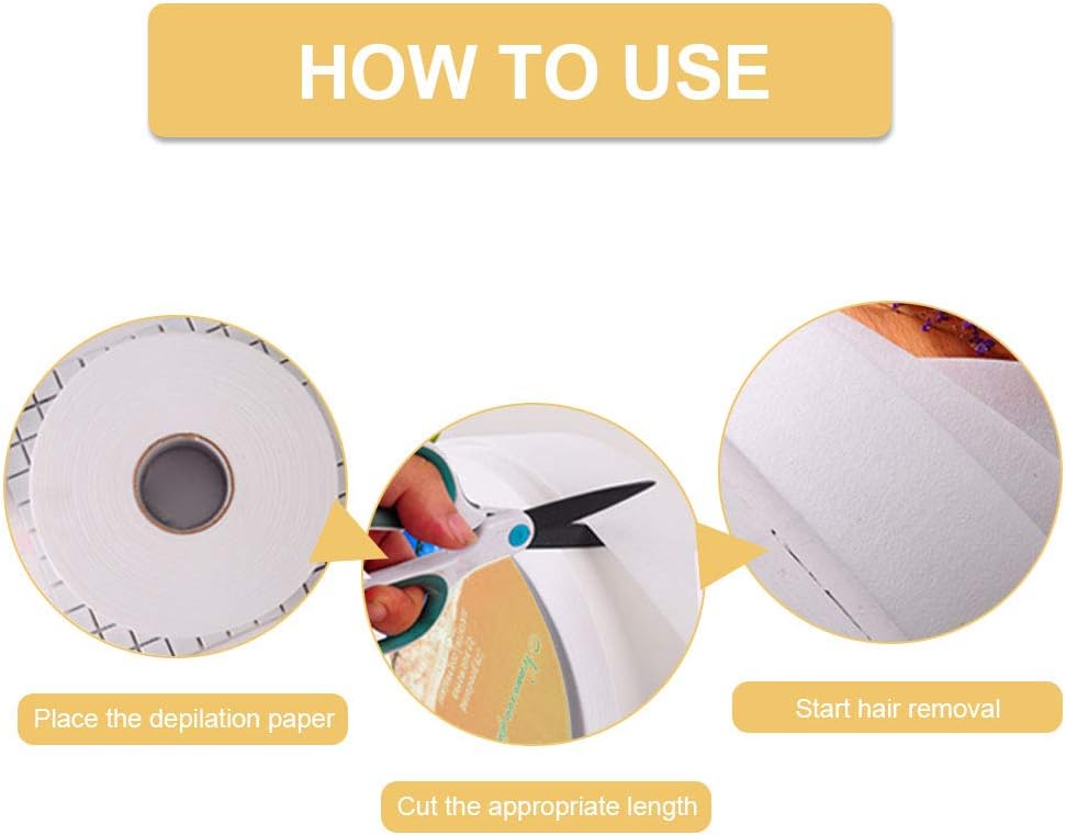 Greeflu Wax Strips for Painless Removal, Non-Woven Fabric Waxing Papers for Face Body, Bikini, Legs & Arms - Image 4
