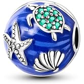 CYCUFF Clip Spacer Charm for Bracelet 925 Sterling Silver Star Moon Pave Cubic Zirconia Clip Lock Stopper Bead Charm Gift for Women