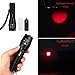 VASTFIRE Red Night Hunting Light for Predator, Coyotes, Foxes, Bobcats, Varmints, Rifle, Zoomable CREE LED Flashlight 350 Yard with Remote Pressure Switch Picatinny Rail Mount