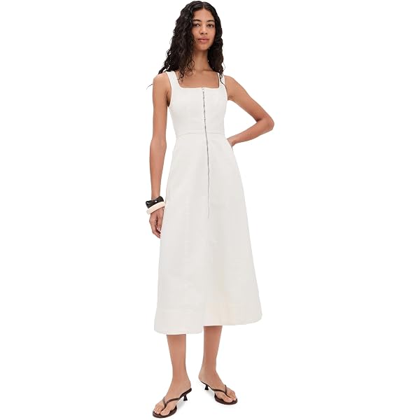 aligne linen dress ALIGNE Linen Mini Dress- Black