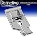 Distinctive Standard 1-4” Quilting/Sewing Machine Presser Foot - Fits All Low Shank Snap-On Singer, Brother, Babylock, Euro-Pro, Janome, Kenmore, White, Juki, New Home, Simplicity, Elna and More!