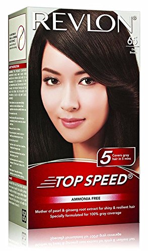 Revlon Top Speed Hair Color Woman, Dark Brown 65