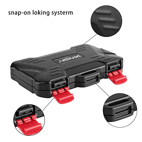Durable Memory Card Case Holder 24 Slots Waterproof Card Carrying Storage Case for CF/Micro SD/TF/SD Cards