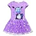 WNQY Vampirina Little Girls' Dress Princess Cartoon Party Dress (Purple,100/3-4Y)