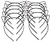 Bonnie Z. Leonardo Plastic Girls Ladies Sweet Cat Ears Headband Black 10PCS