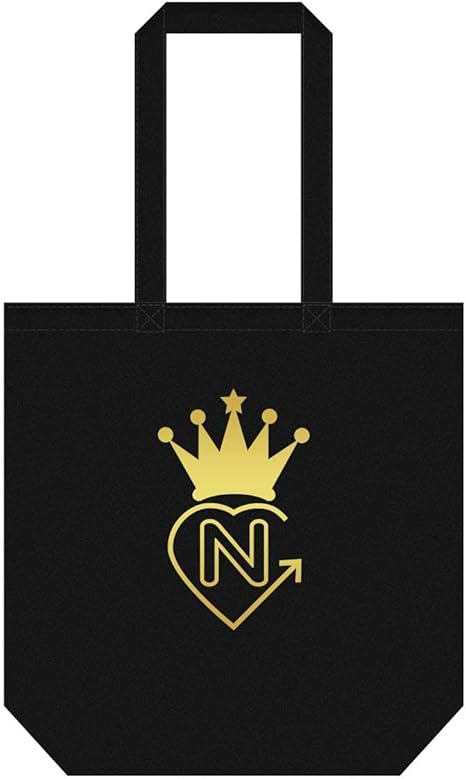 Amazon Co Jp バッグ キャンバストート 収納 Mサイズ カナやん 黒 金 007g ホビー