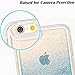iPhone 7 Plus , Dynamic Hard Case Glitter Bumper for Apple Clear Cover - Fabulous Quotes from Alice in the Wonderland You are All Mad Here