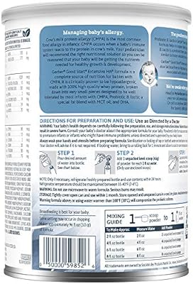 gerber extensive hypoallergenic