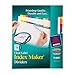Avery 5-Tab Binder Dividers, Easy Print & Apply Clear Label Strip, Index Maker, Multicolor Tabs, 1 Set (11406)