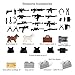 Education Community Minifigures Set of 44 Figures + Weapons set Building Bricks Community Mini People and Accessories (STYLE 5)