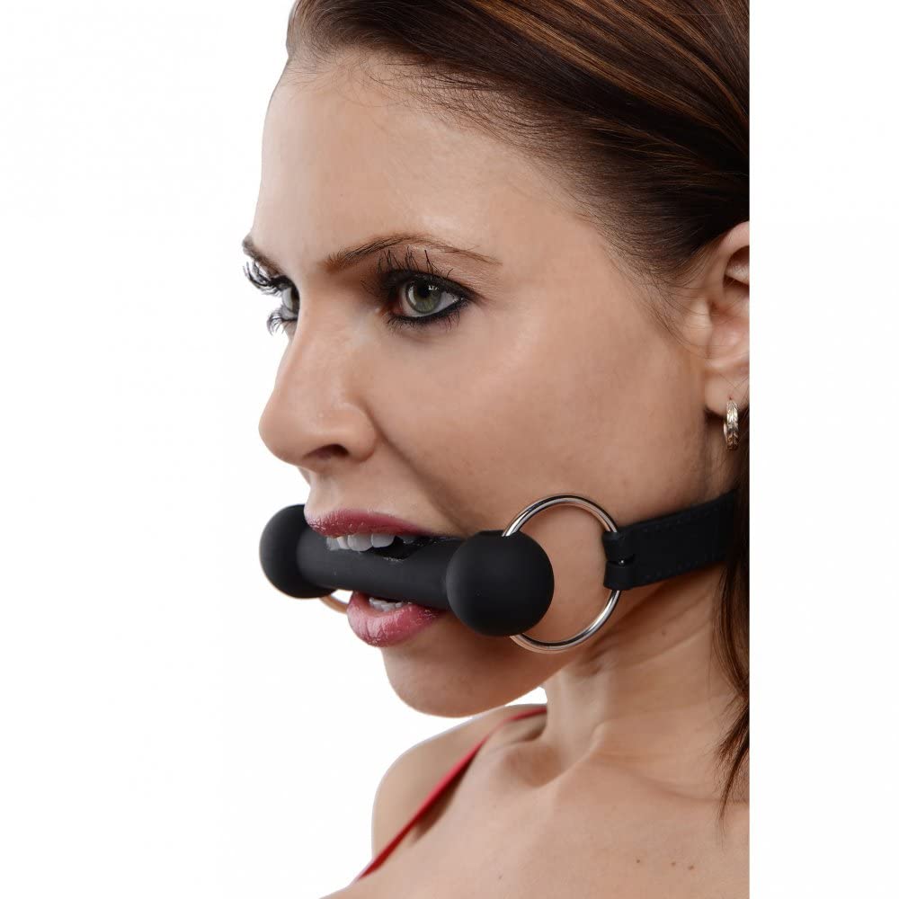 Master Series Mr. Ed Lockable Silicone Horse Bit Gag