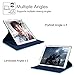 Fintie Rotating Case - 2017/2015 iPad Pro 12.9 inch (Old Model) 1st & 2nd Gen Case, 360 Degree Swiveling Stand Protective Back Cover, Supports Auto Wake/Sleep, Navy