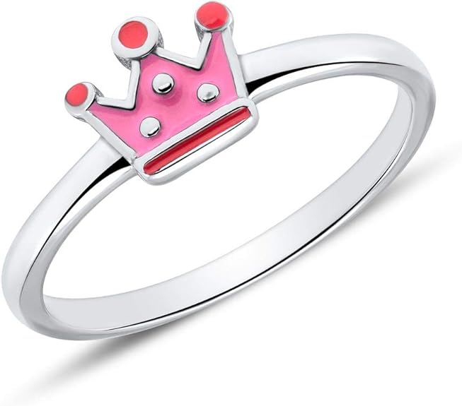 Unique Ring Krone für Mädchen aus 925er Silber: Amazon.de: Schmuck