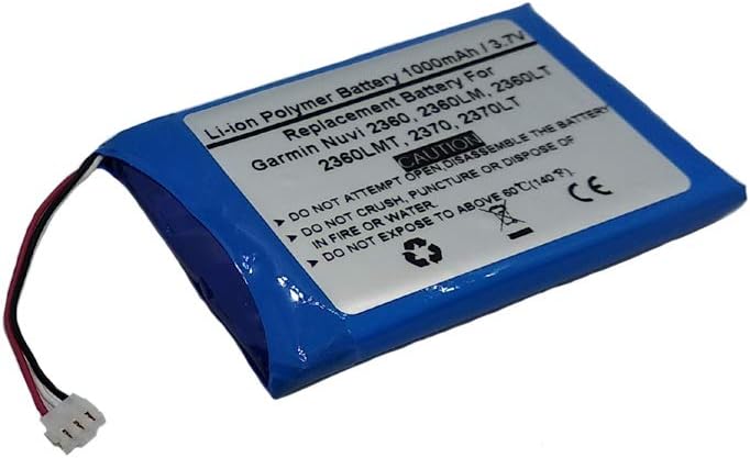 STARNOVO 3.7V 1000mAh Replace GPS Navigator Battery for Garmin Nuvi 2360, 2360LM, 2360LT, 2360LMT, 2370, 2370LT, 361-00035-02 - Image 3