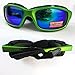 Kitesurfing Kiteboarding Men Sunglasses Sports Black UV400 Fashion Shades Wrap !