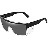 BINGKING Safety Polarized Sunglasses for Men and Women UV400 Protection and Includes Removable Side Shields,ANSI Z87