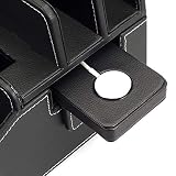 MobileVision Compatible Stand for Apple iWatch Adapter for use with Executive Faux Leather Charging Stations and Multi-Device Organizers