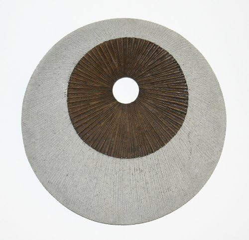 Screen Gems Round Double Layer Ribbed Finish Wall Decor, 14 x 2.2-Inch
