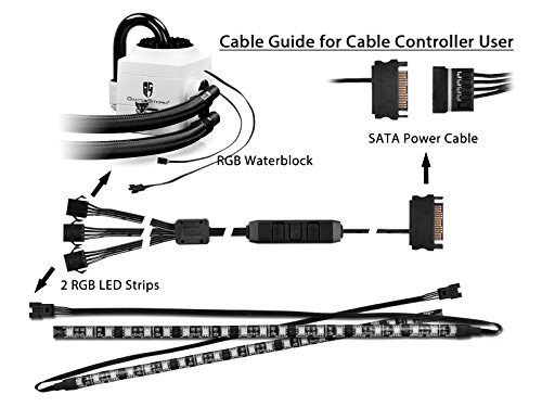 deepcool captain 360 ex white rgb