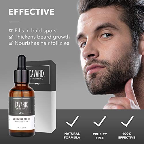 Derma Roller Microneedling Kit for Beard and Hair Growth + Beard Growth