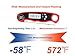 Digital Grill Thermometer,Digital Cooking Thermometer, Instant Read Meat Thermometer With Long Probe,waterproof, Calibration Function For Kitchen BBQ Grill Smoker Cooking Outdoor, Black …