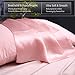 Ravmix Silk Pillowcase for Hair and Skin, 21Momme, with Hidden Zipper, Both Sides Silk, 1PCS, Standard Size 20×26inches, Pink
