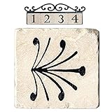 NACH Marble Tile Address Number for Outdoor Address