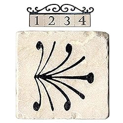 NACH Marble Tile Address Number for Outdoor Address