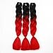 3Pcs/Lot Ombre Kanekalon Braiding Hair Extensions 24